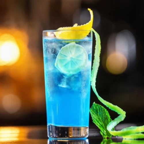 Blue lime juice