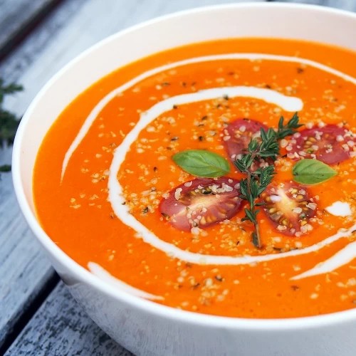 Cream of tomato soup