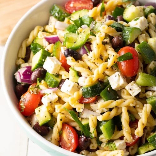 Greek pasta salad