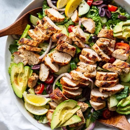 Greek chicken salad