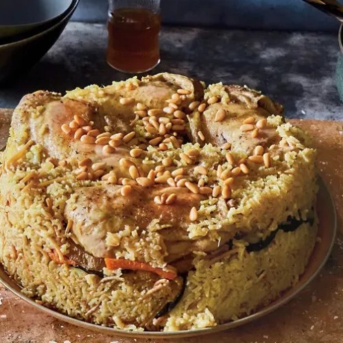 Maqluba rice
