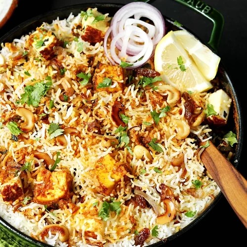 Paneer biriyani