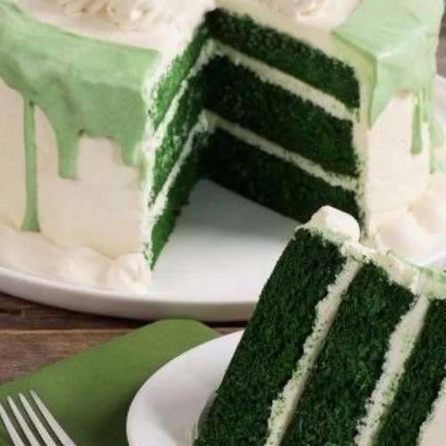 Green Velvet Pastry
